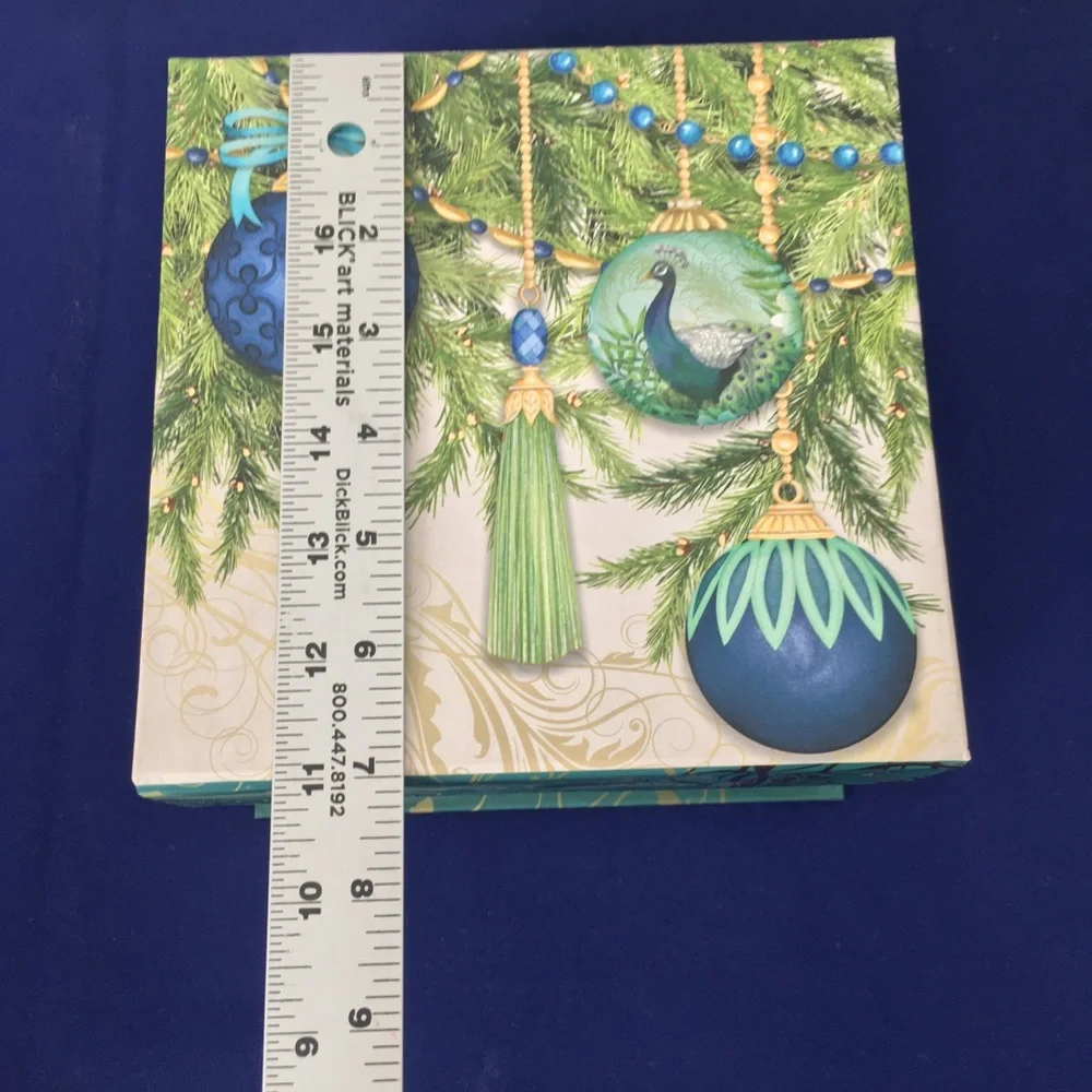 Decorative Peacock Storage Box Set